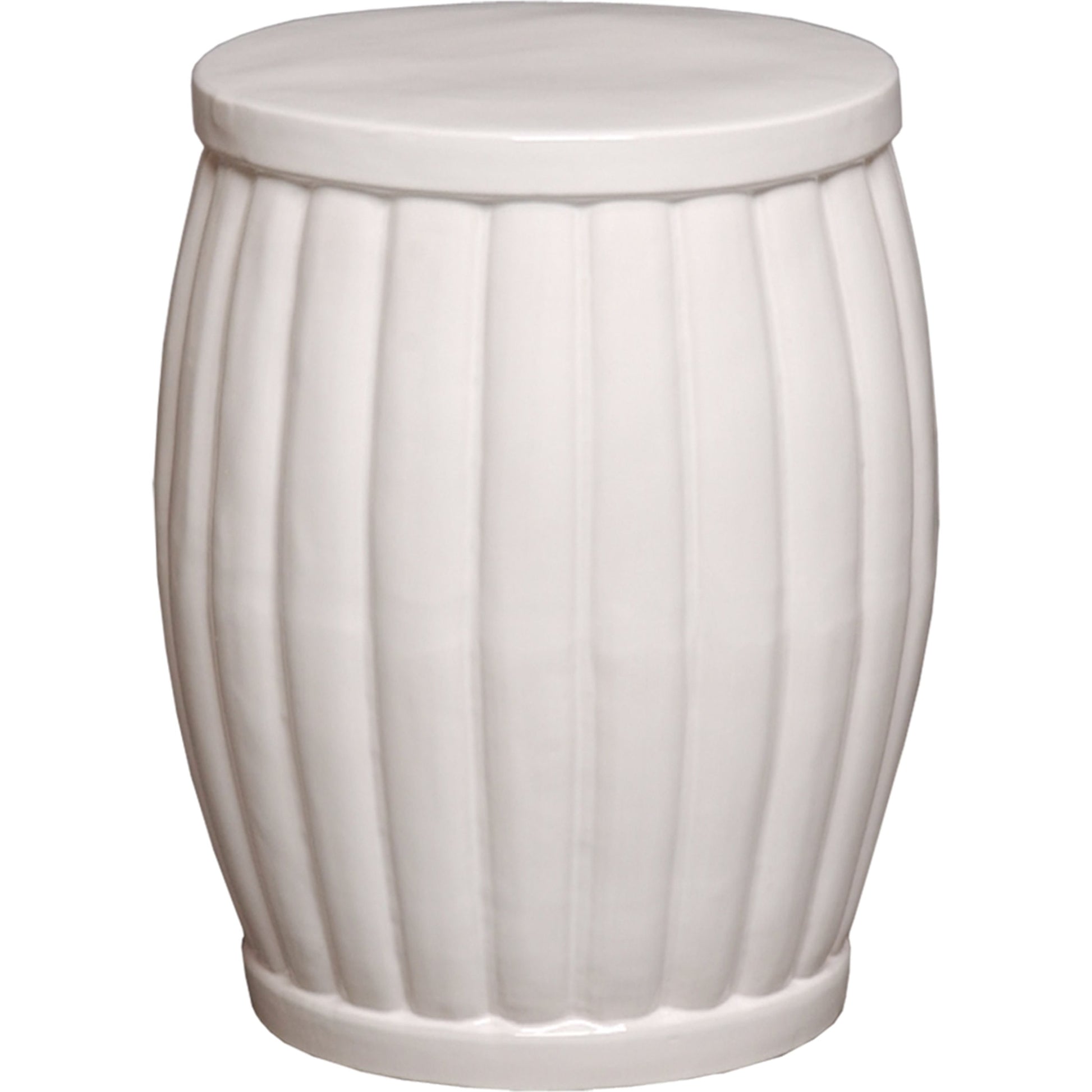 Fluted Garden Stool by Emissary USA. Made from unique in a modern style.