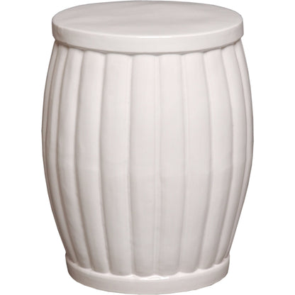 Fluted Garden Stool by Emissary USA. Made from unique in a modern style.
