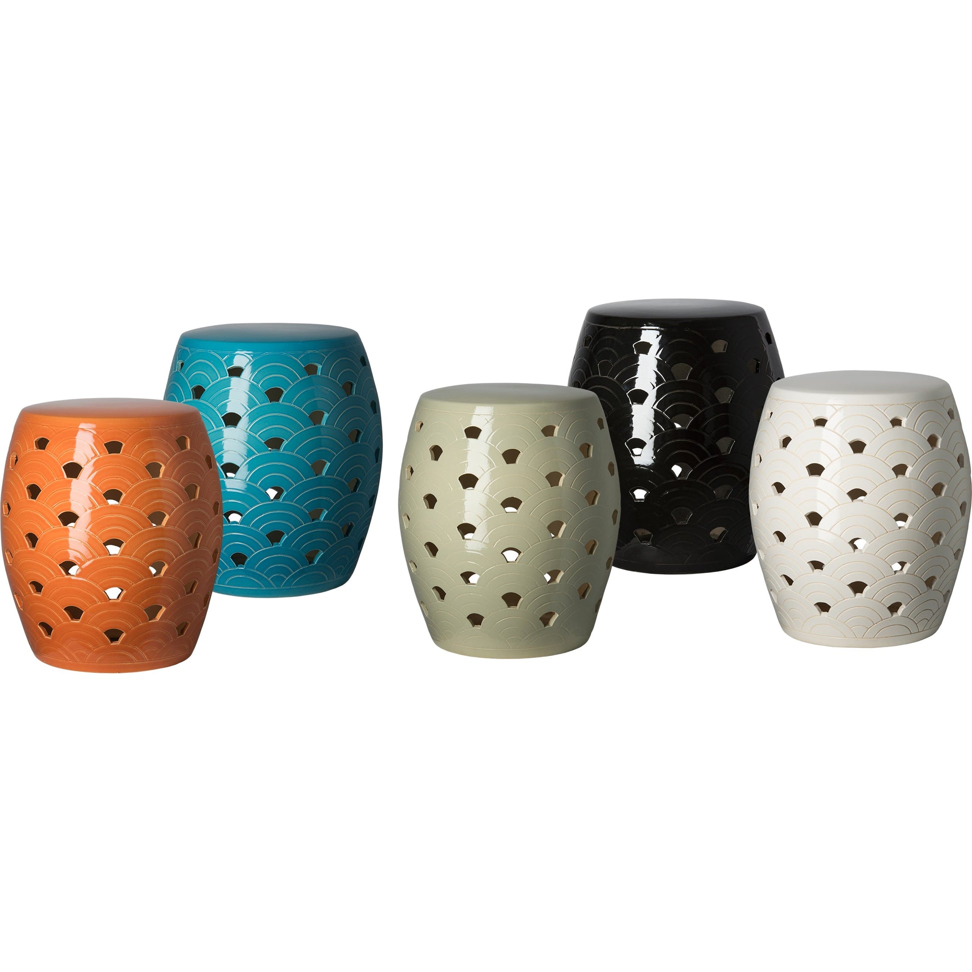 Wave Garden Stool by Emissary USA. Made from unique in a modern style.