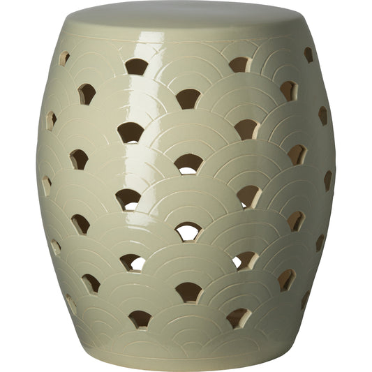 Wave Garden Stool by Emissary USA. Made from unique in a modern style.
