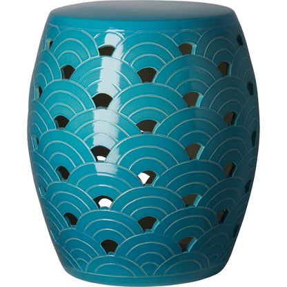 Wave Garden Stool by Emissary USA. Made from unique in a modern style.