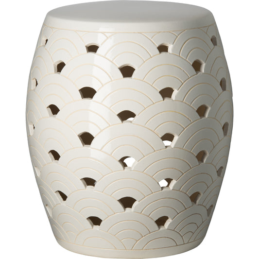 Wave Garden Stool by Emissary USA. Made from unique in a modern style.