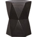 Large Matrix Hexagon Stool by Emissary USA in glossy glaze. Made from ceramic in a modern style.