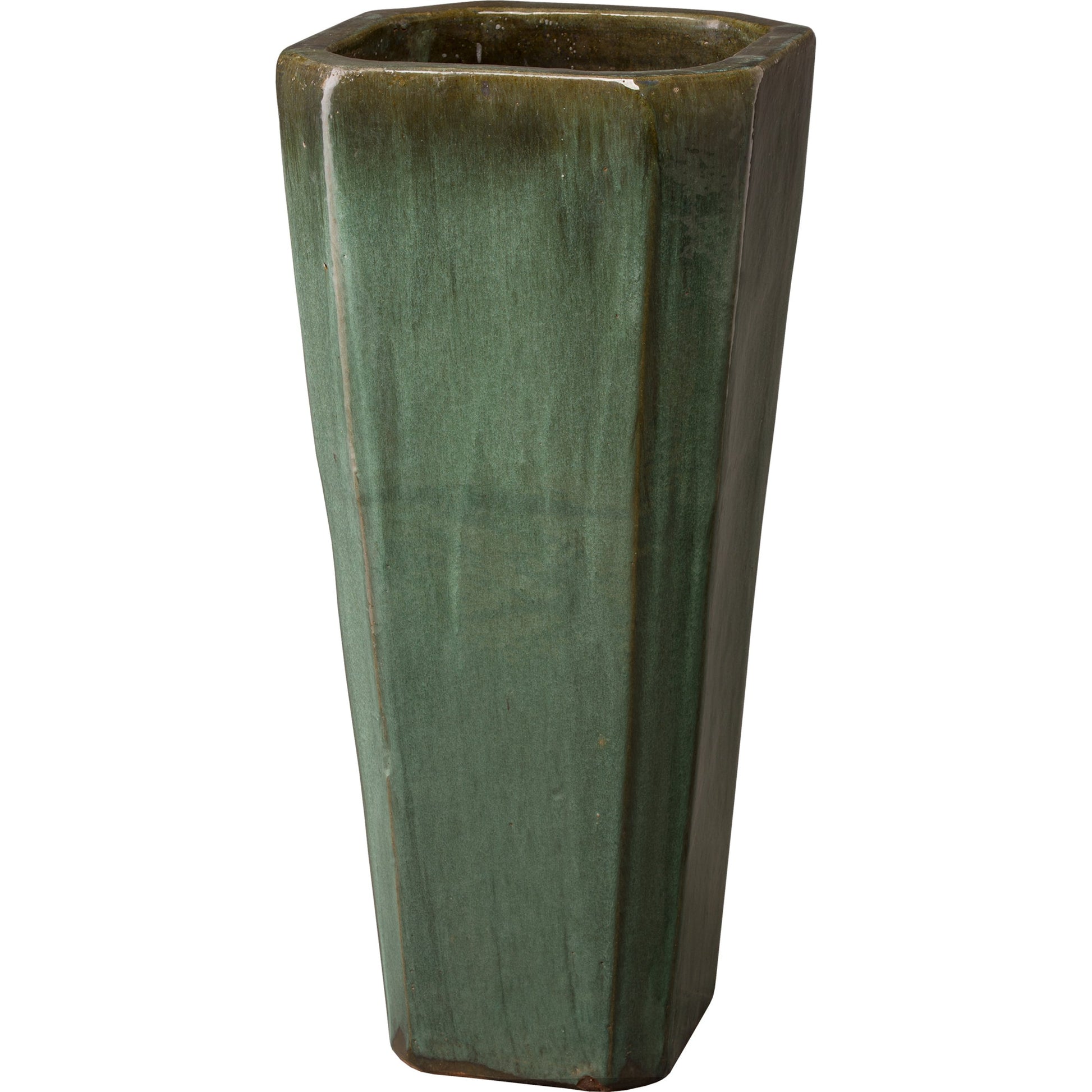 36 in. Square Pot by Emissary USA. Made from ceramic in a modern style.