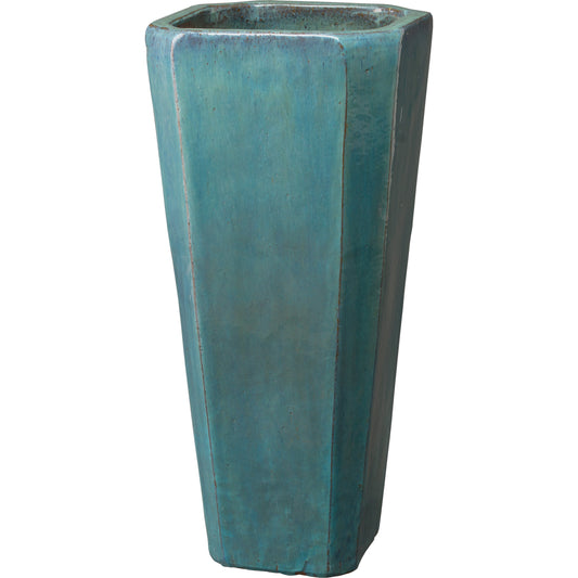 35 in. Square Pot by Emissary USA. Made from ceramic in a modern style.