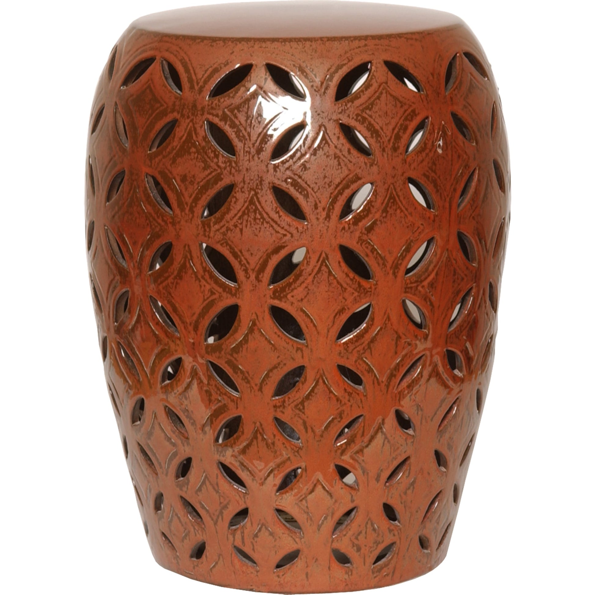 Lattice Garden Stool by Emissary USA. Made from unique in a modern style.