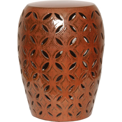 Lattice Garden Stool by Emissary USA. Made from unique in a modern style.
