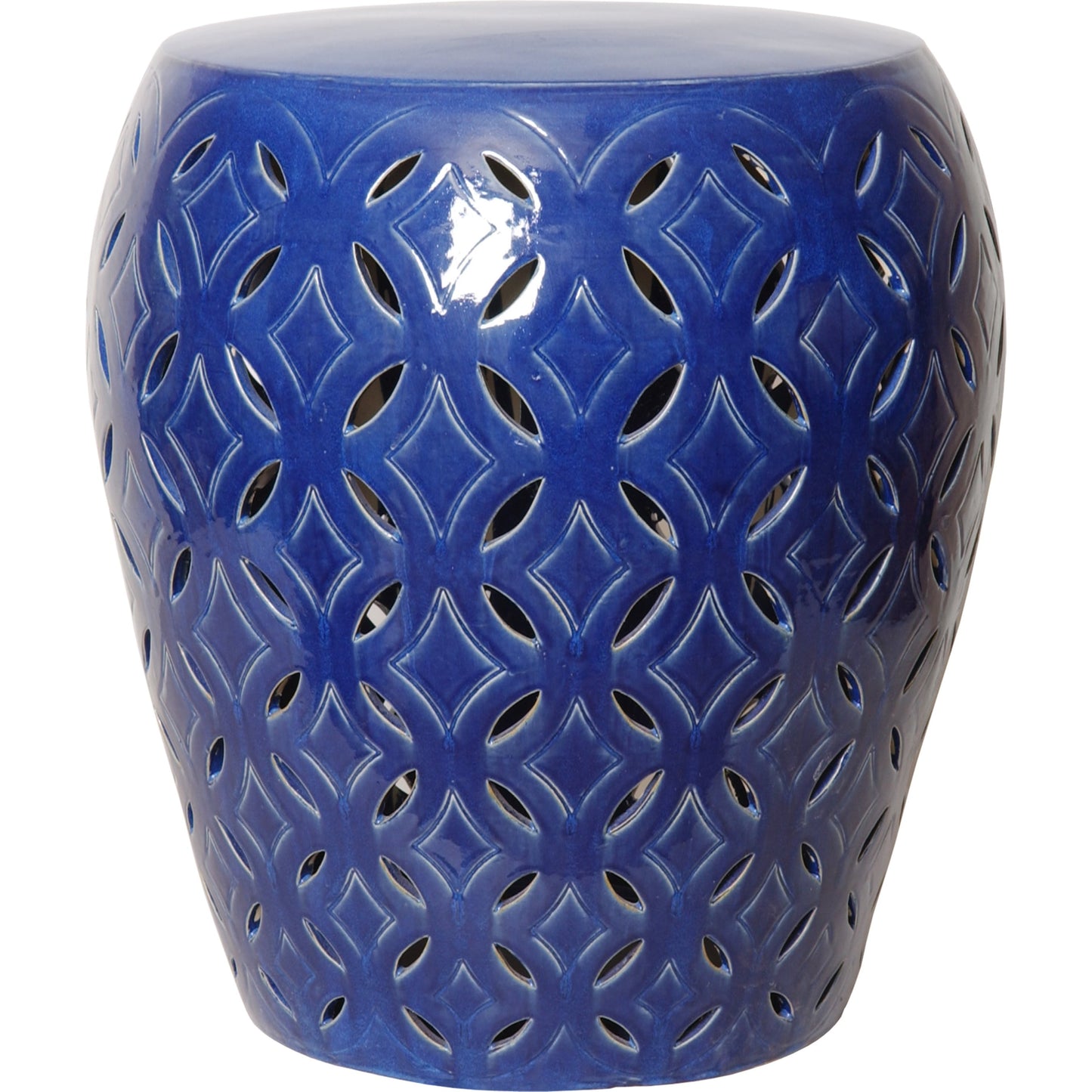 000 S-300702 | Primary Silo | Large Lattice Garden Stool by Emissary. Made from unique in a modern style.