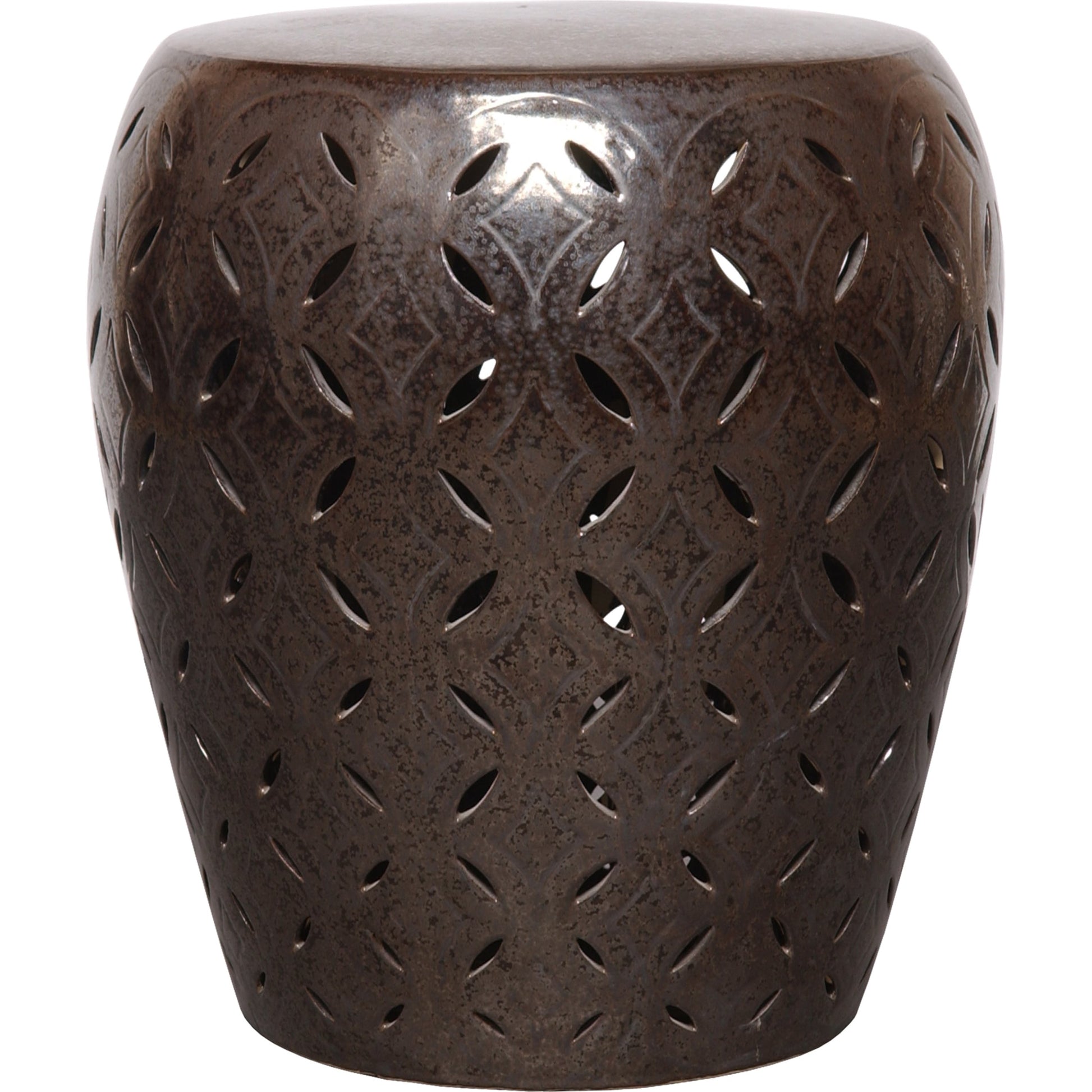 Large Lattice Garden Stool by Emissary. Made from unique in a modern style.