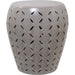 Large Lattice Garden Stool by Emissary. Made from unique in a modern style.