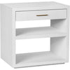 Natural White, Antique Brass