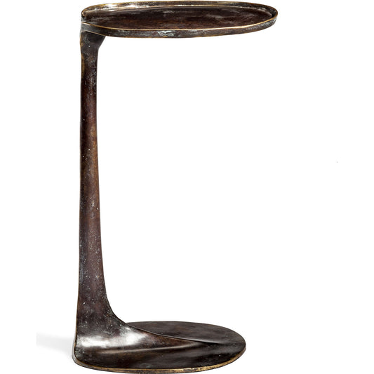 Duval Hugging Table by Interlude Home in verdigris. Made from bronze in a eclectic & global style.
