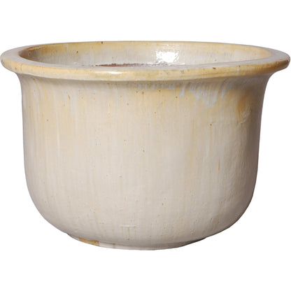 Lip Planter by Emissary USA in quin blue. Made from unique in a traditional style.