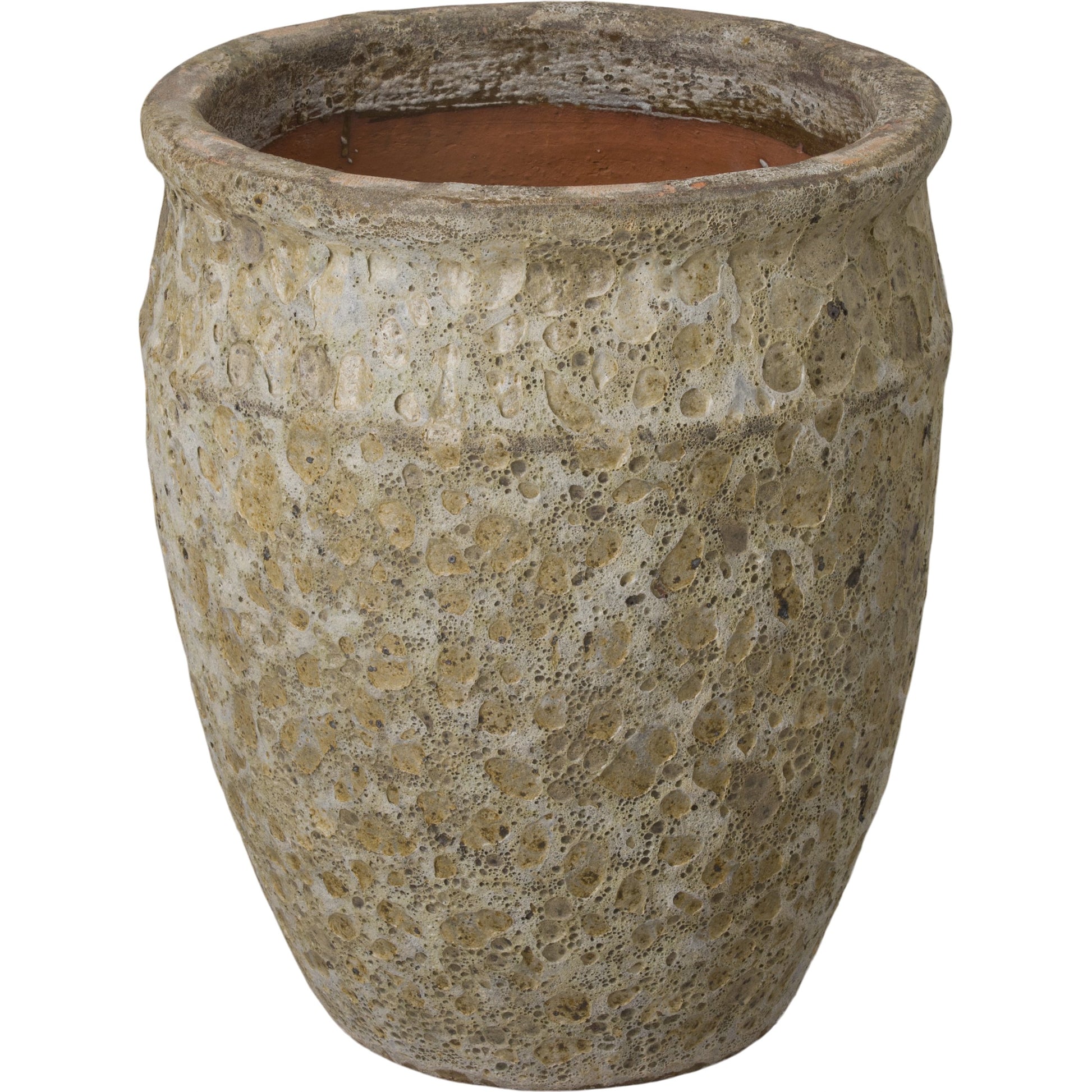 Graphic Design Planter by Emissary in reef green and glossy glaze. Made from ceramic in a modern style.