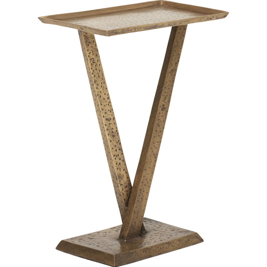 Wilton Accent Table by Interlude Home. Made from bronze in a eclectic & global style.