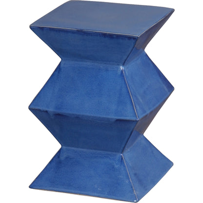 Zigzag Garden Stool by Emissary USA. Made from unique in a modern style.