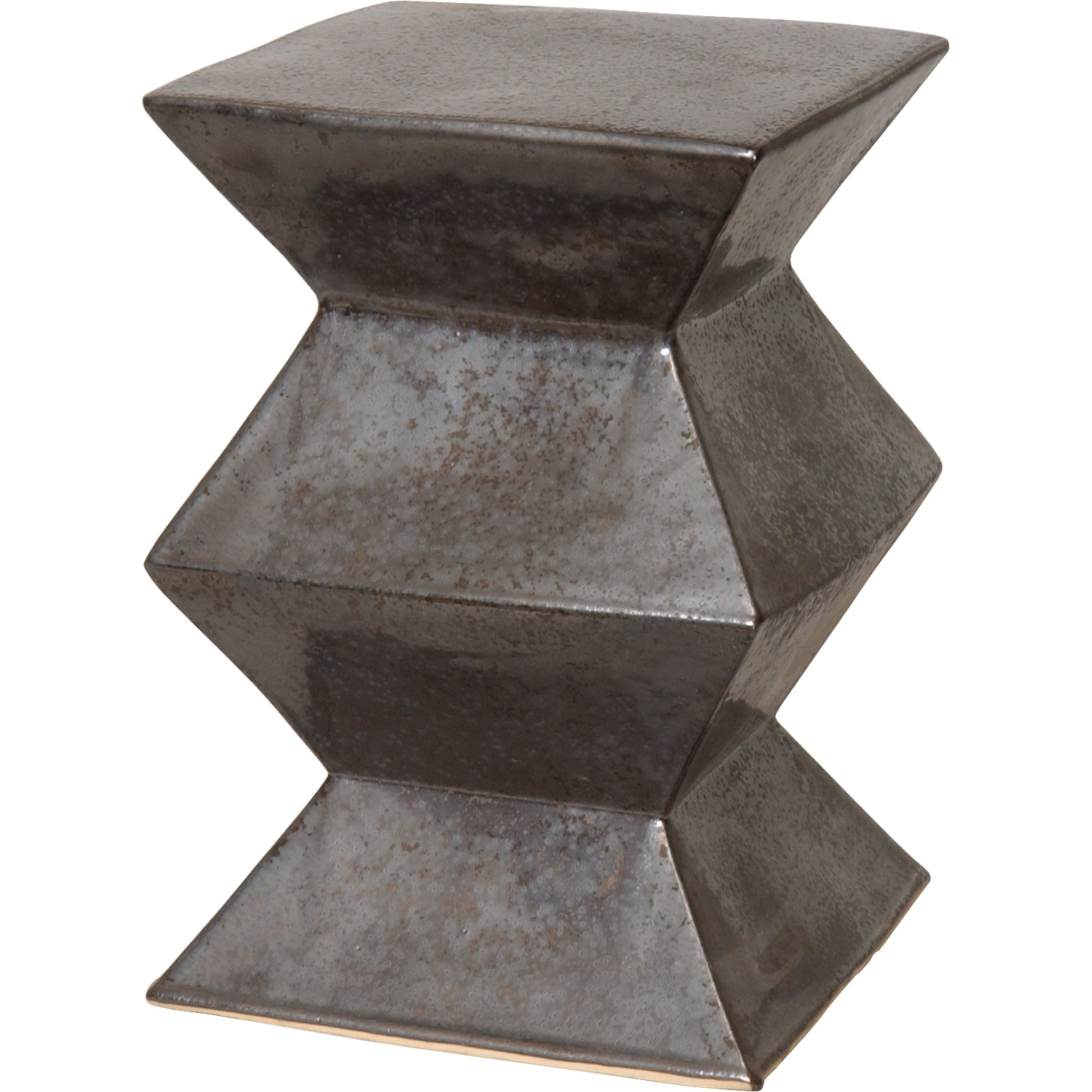 Zigzag Garden Stool by Emissary USA. Made from unique in a modern style.