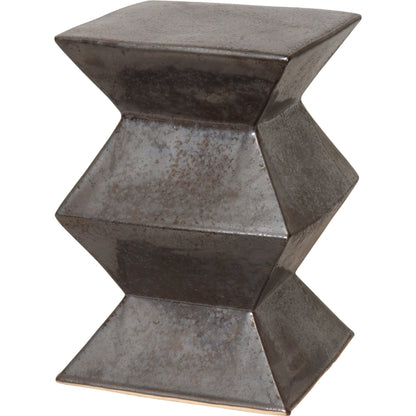 Zigzag Garden Stool by Emissary USA. Made from unique in a modern style.