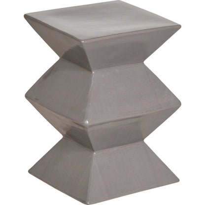 Zigzag Garden Stool by Emissary USA. Made from unique in a modern style.