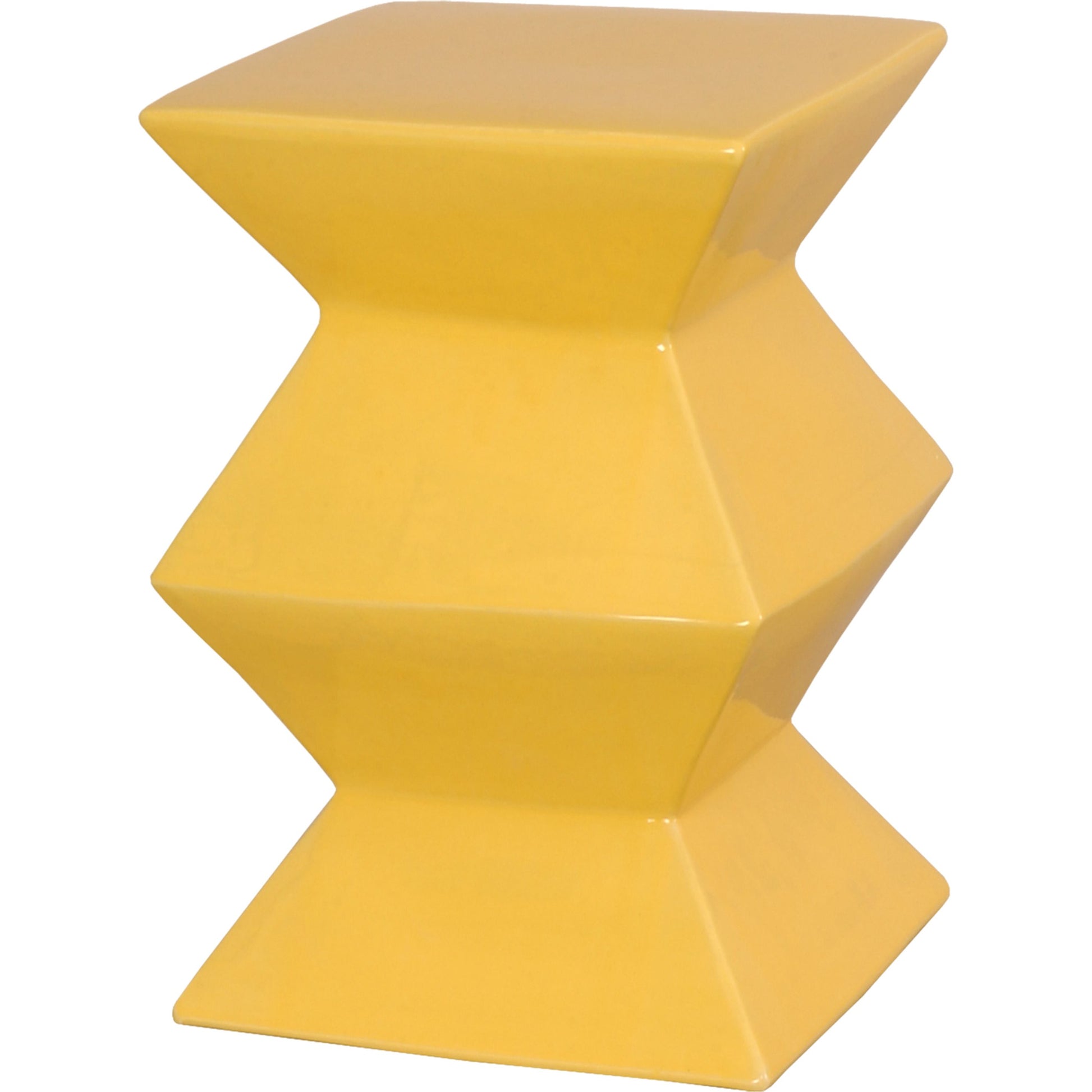 Zigzag Garden Stool by Emissary USA. Made from unique in a modern style.