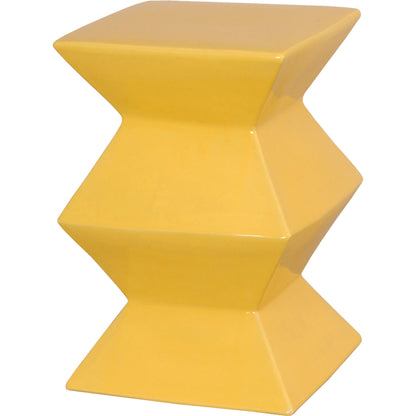 Zigzag Garden Stool by Emissary USA. Made from unique in a modern style.