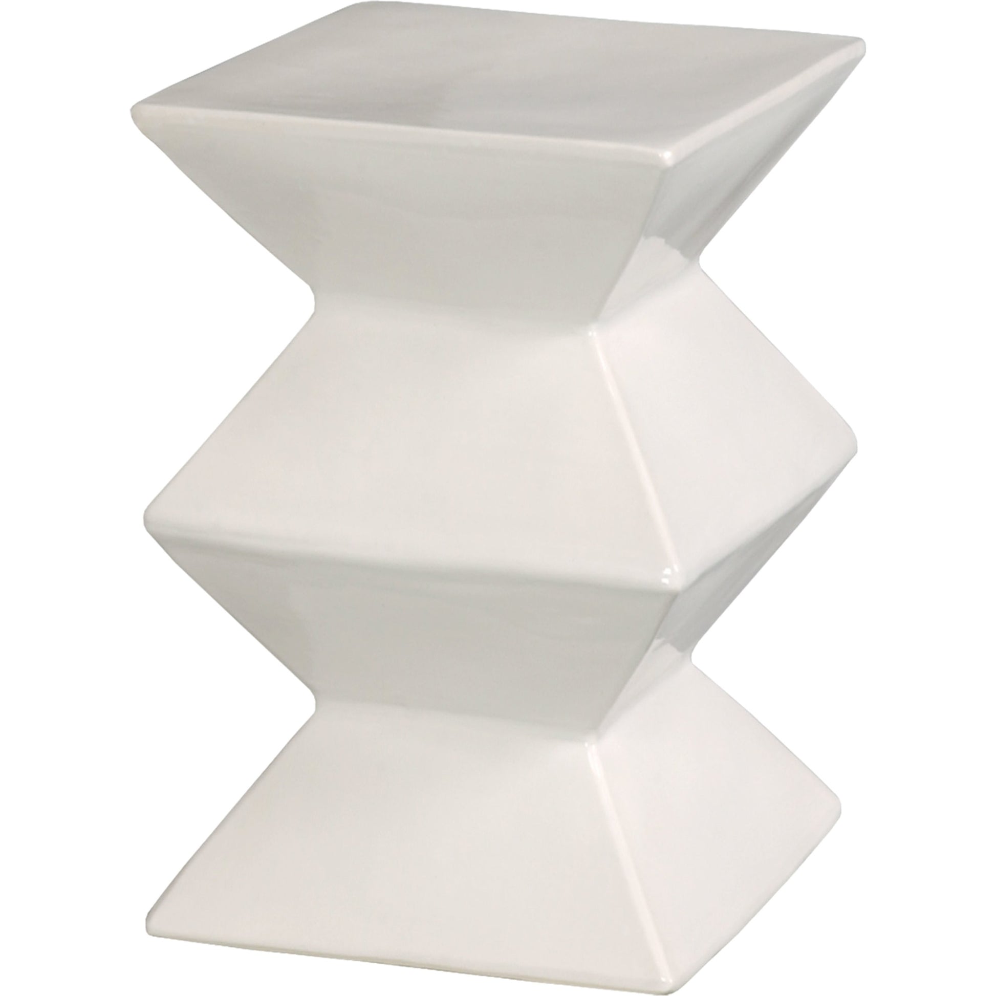 Zigzag Garden Stool by Emissary USA. Made from unique in a modern style.