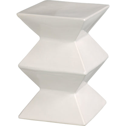 Zigzag Garden Stool by Emissary USA. Made from unique in a modern style.