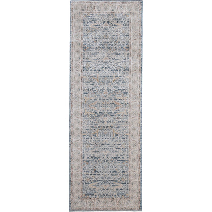 Pasha Transitional Ikat Rug - 39M4F by Feizy. Made from polyester in a unique style.