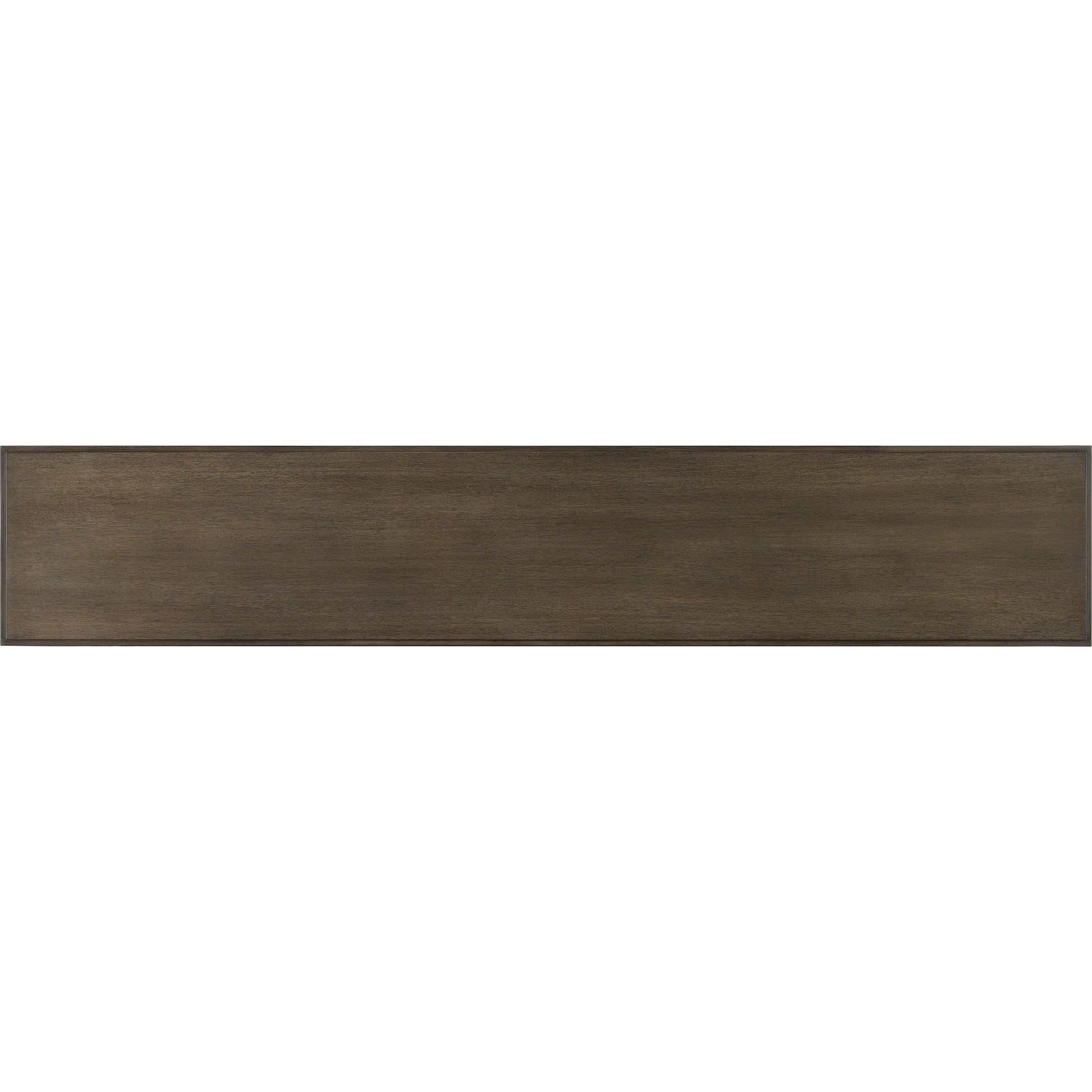 Verona Chanterelle Console Table by Currey and Company in chanterelle, champagne. Made from mahogany, brass, iron in a transitional style.