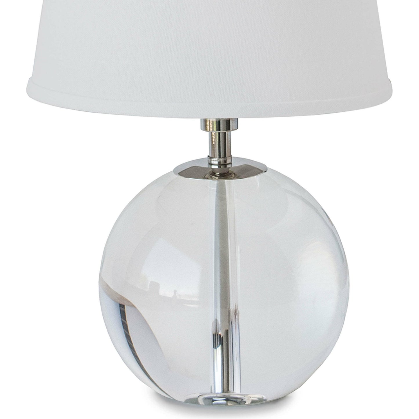005 S-286837 | Additional Silo | Crystal Mini Sphere Lamp by Regina Andrew in nickel and clear. Made from crystal in a modern style.