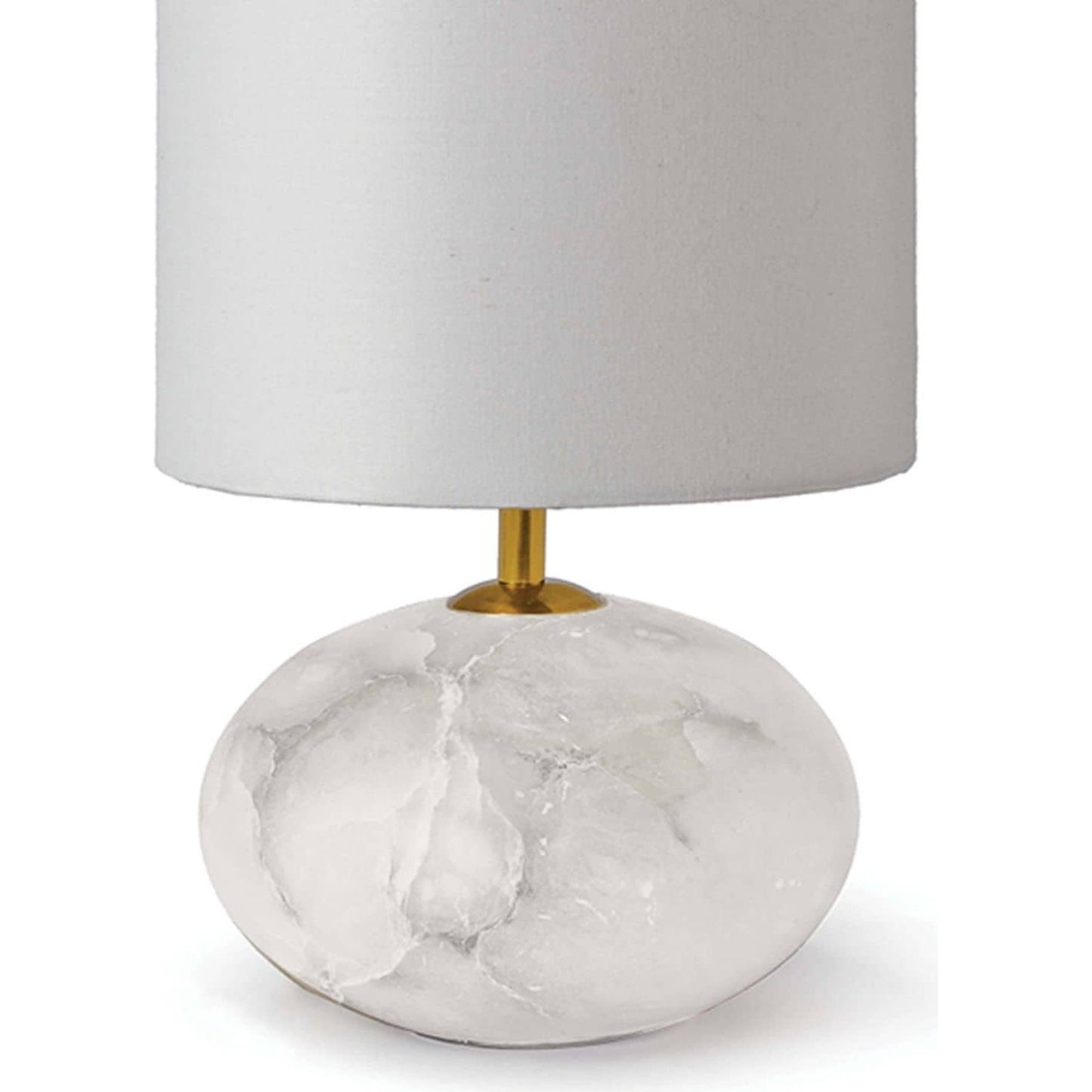 002 S-286683 | Additional Silo | Alabaster Mini Orb Lamp by Regina Andrew in white, natural. Made from alabaster in a modern style.