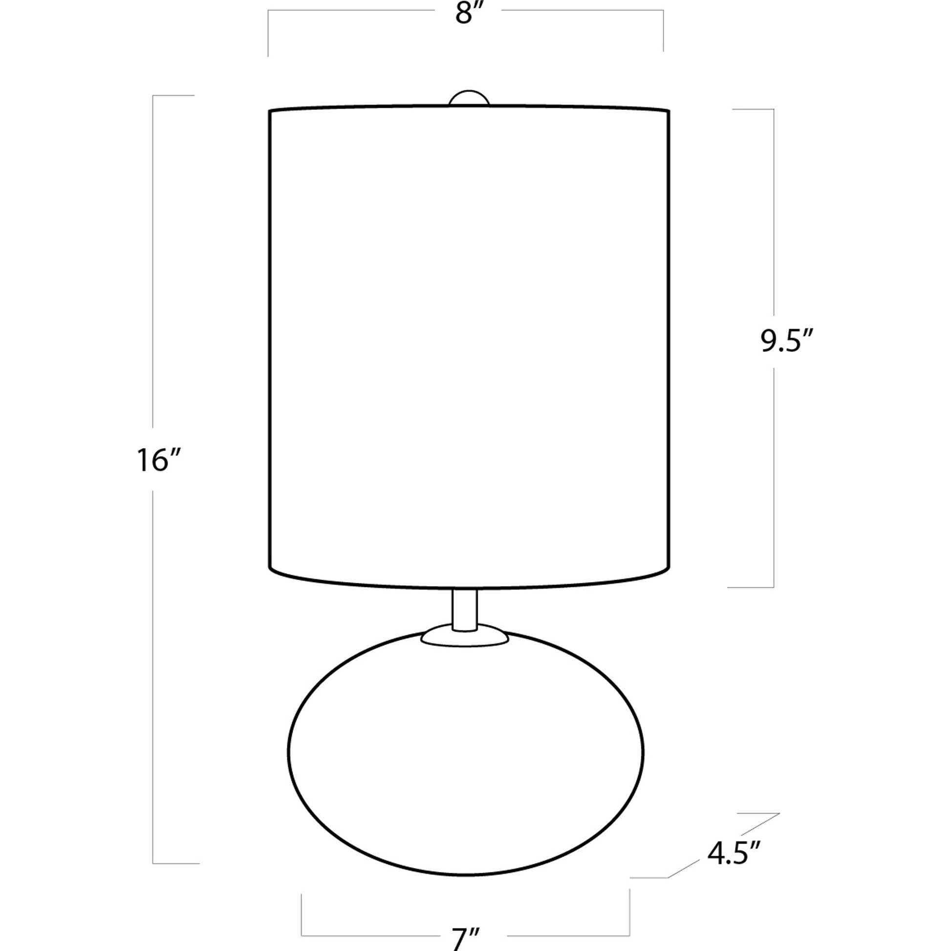 Concrete Mini Orb Lamp by Regina Andrew in gray. Made from concrete in a modern style.