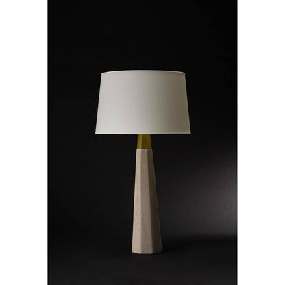 Beretta Concrete Table Lamp by Regina Andrew in gray. Made from concrete in a modern style.