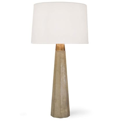 Beretta Concrete Table Lamp by Regina Andrew in gray. Made from concrete in a modern style.