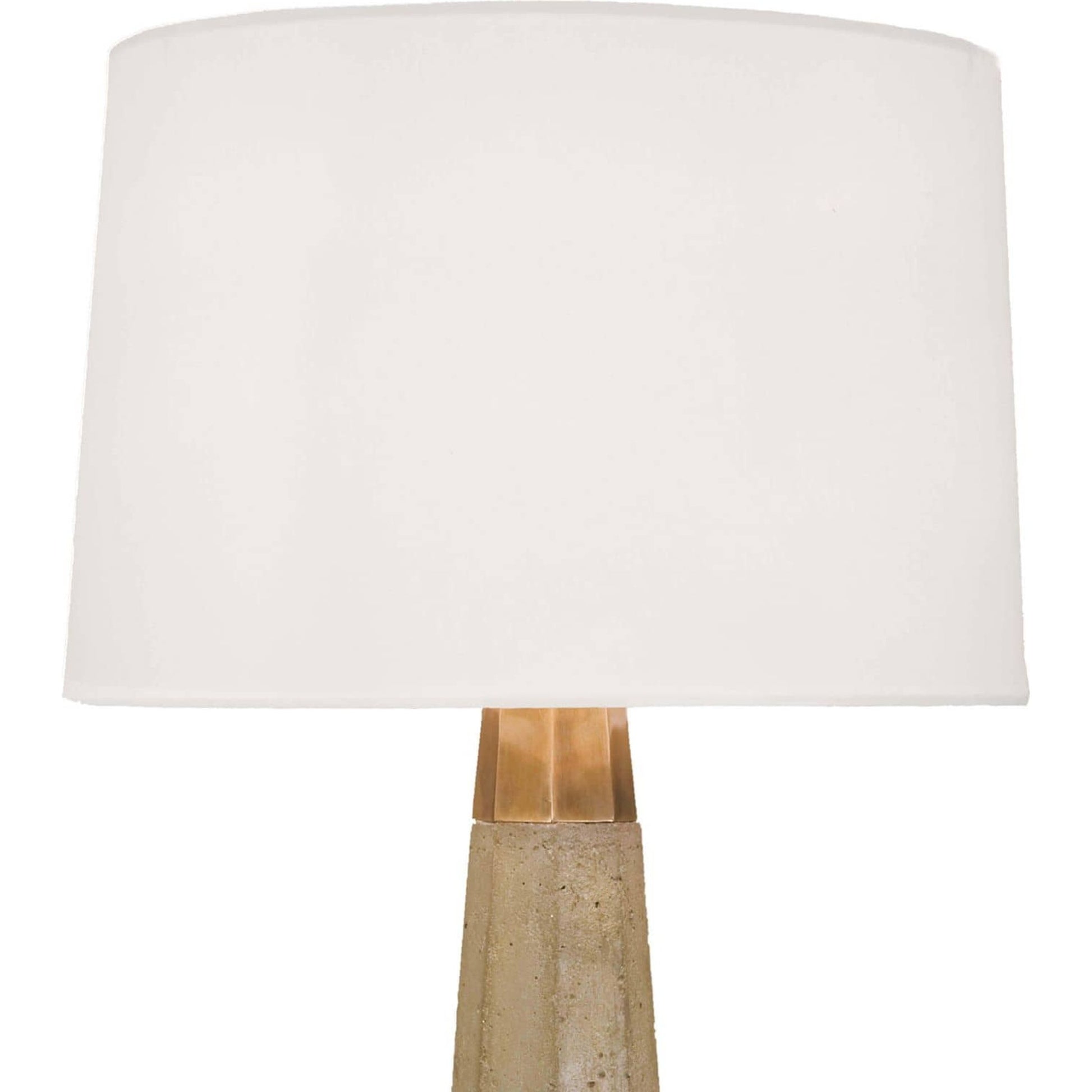 Beretta Concrete Table Lamp by Regina Andrew in gray. Made from concrete in a modern style.