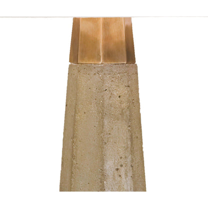 Beretta Concrete Table Lamp by Regina Andrew in gray. Made from concrete in a modern style.