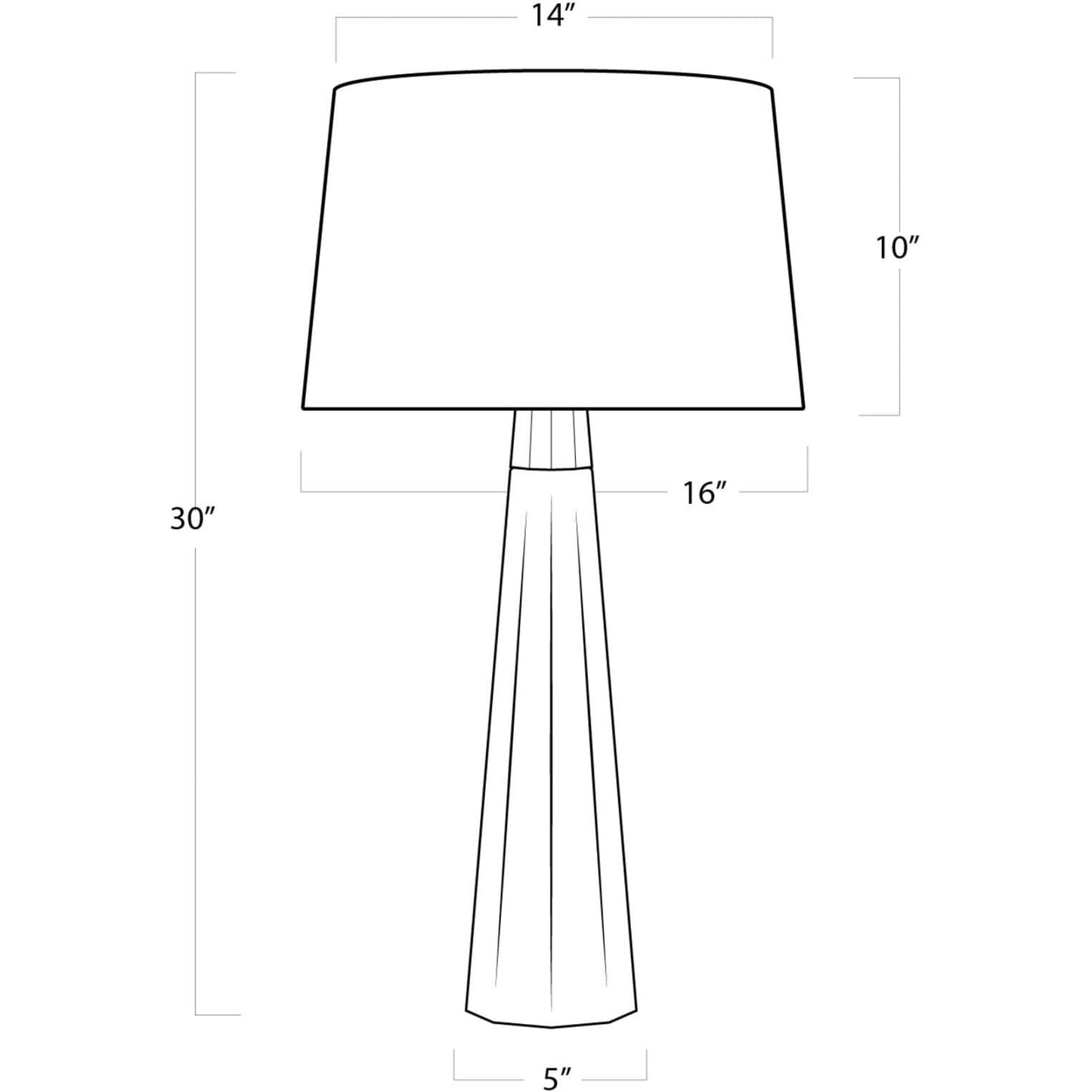 002 S-286731 | Additional Silo | Beretta Concrete Table Lamp by Regina Andrew in gray. Made from concrete in a modern style.