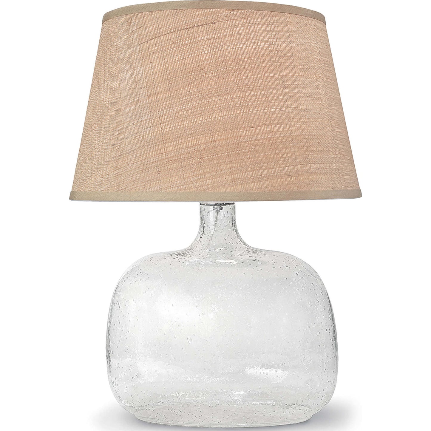 001 S-287264 | Primary Silo | Seeded Oval Glass Table Lamp by Regina Andrew in clear and clear. Made from glass in a coastal style.