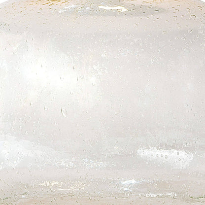 Seeded Oval Glass Table Lamp by Regina Andrew in clear and clear. Made from glass in a coastal style.