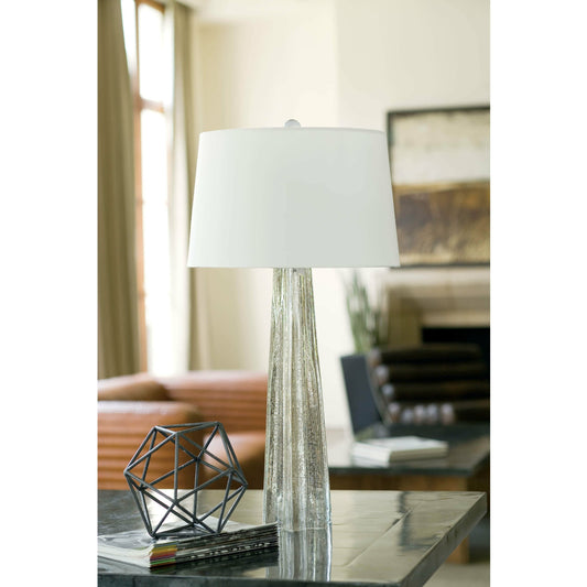 Glass Star Table Lamp by Regina Andrew. Made from glass in a modern style.