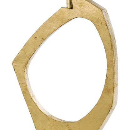 Manhattan Table Lamp by Regina Andrew in gold and gold leaf. Made from resin in a modern style.