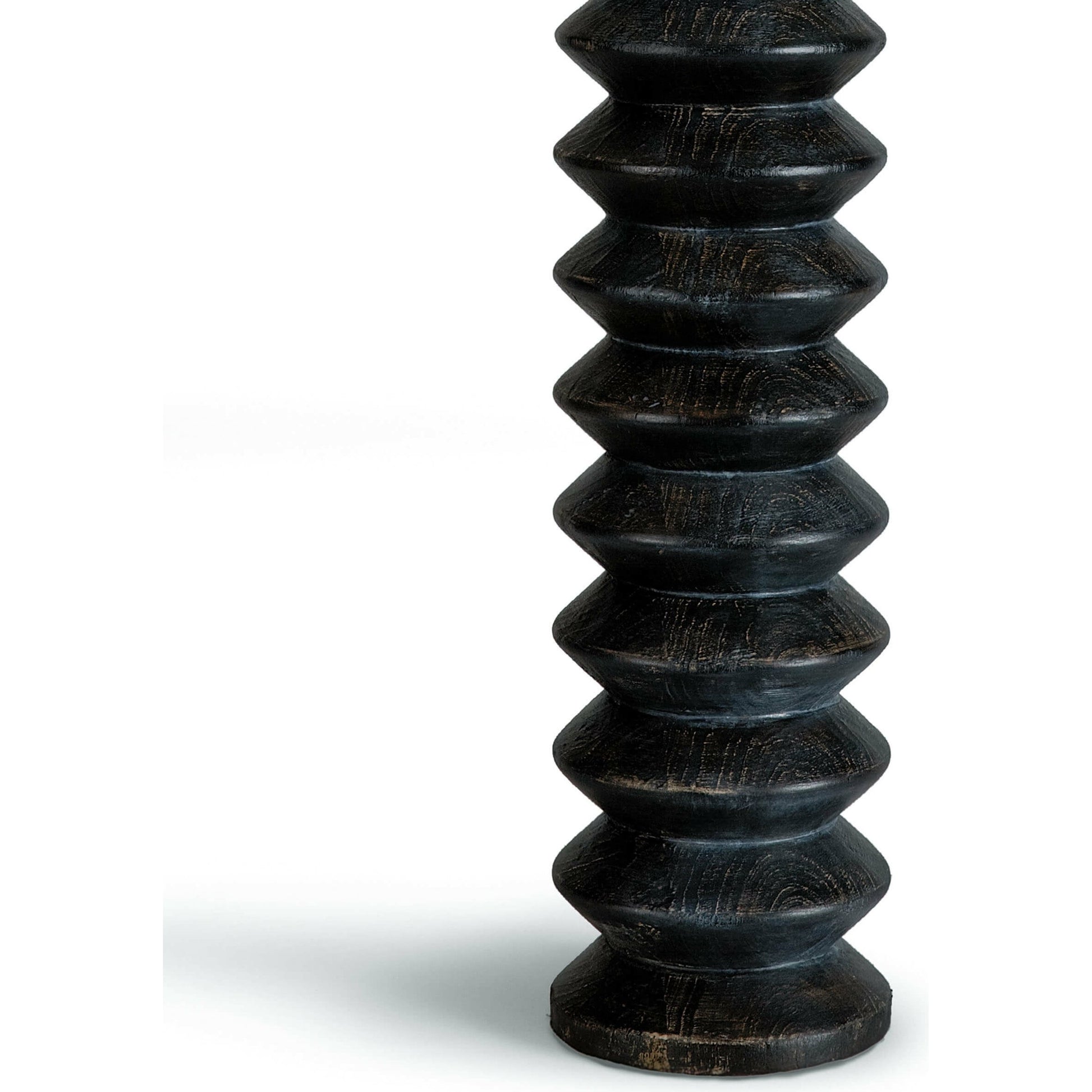 Accordion Table Lamp by Regina Andrew in ebony and ebony. Made from wood in a modern style.