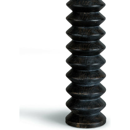 Accordion Table Lamp by Regina Andrew in ebony and ebony. Made from wood in a modern style.