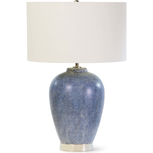 Presley Table Lamp by Regina Andrew in blue and indigo. Made from ceramic in a transitional style.