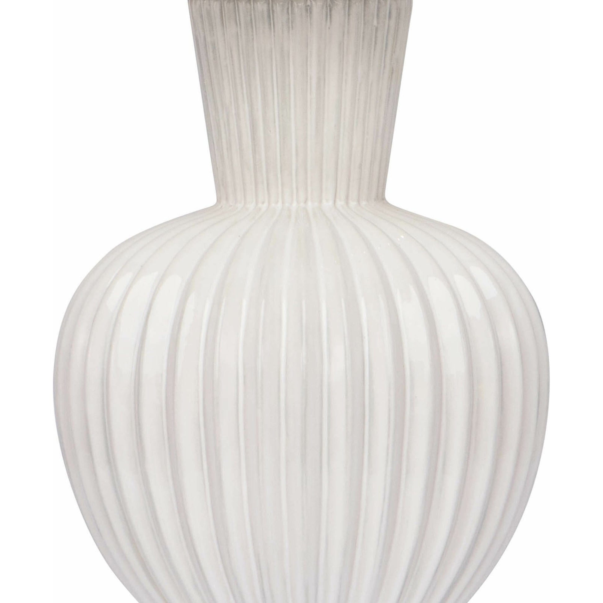Madrid Ceramic Table Lamp by Regina Andrew in white, natural and white. Made from ceramic in a coastal style.
