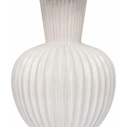 Madrid Ceramic Table Lamp by Regina Andrew in white, natural and white. Made from ceramic in a coastal style.