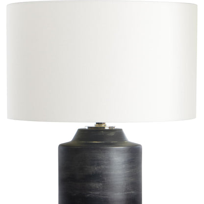 Dayton Ceramic Table Lamp by Regina Andrew in ebony and ebony. Made from ceramic in a eclectic & global style.