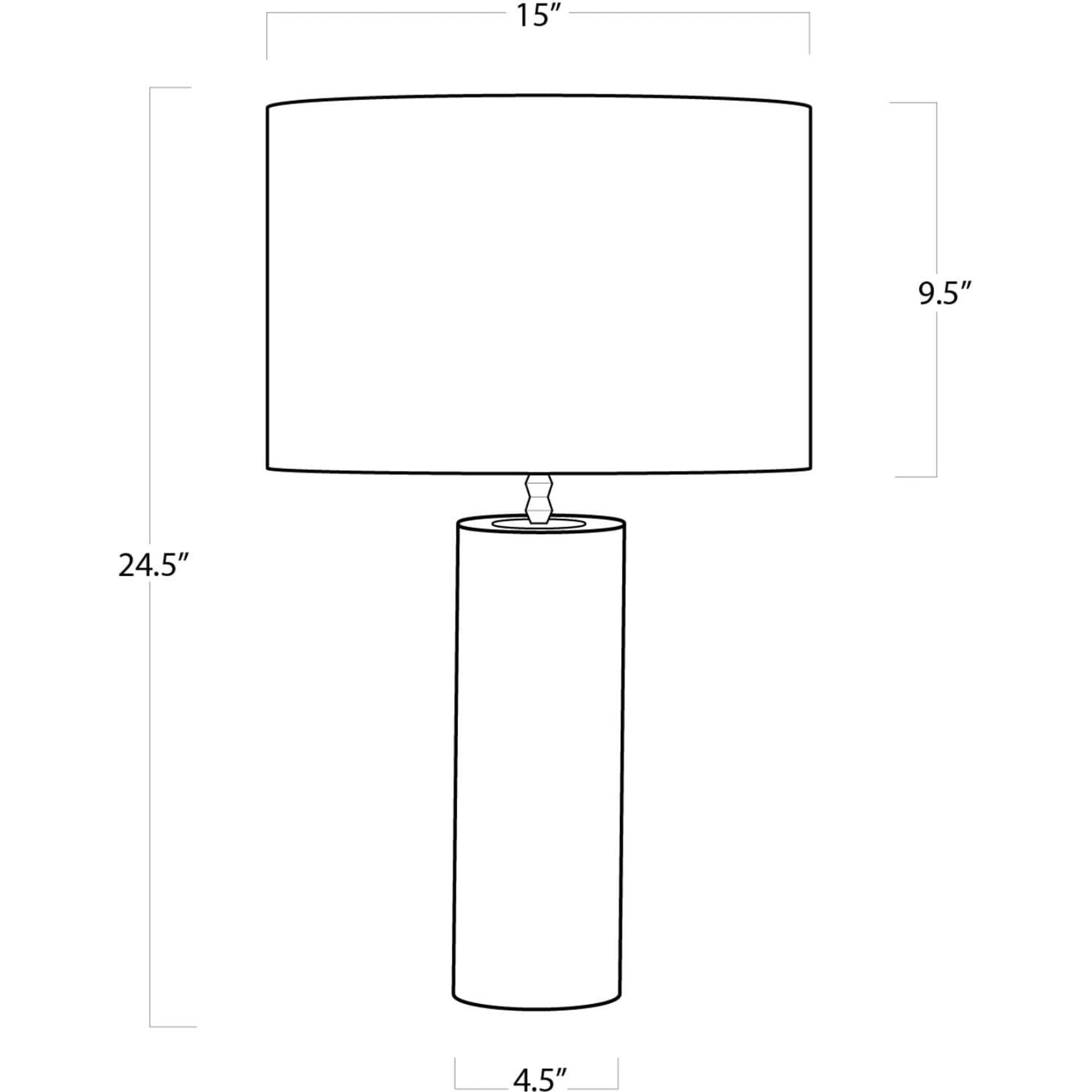 Juliet Crystal Table Lamp by Regina Andrew in clear and clear. Made from crystal in a modern style.