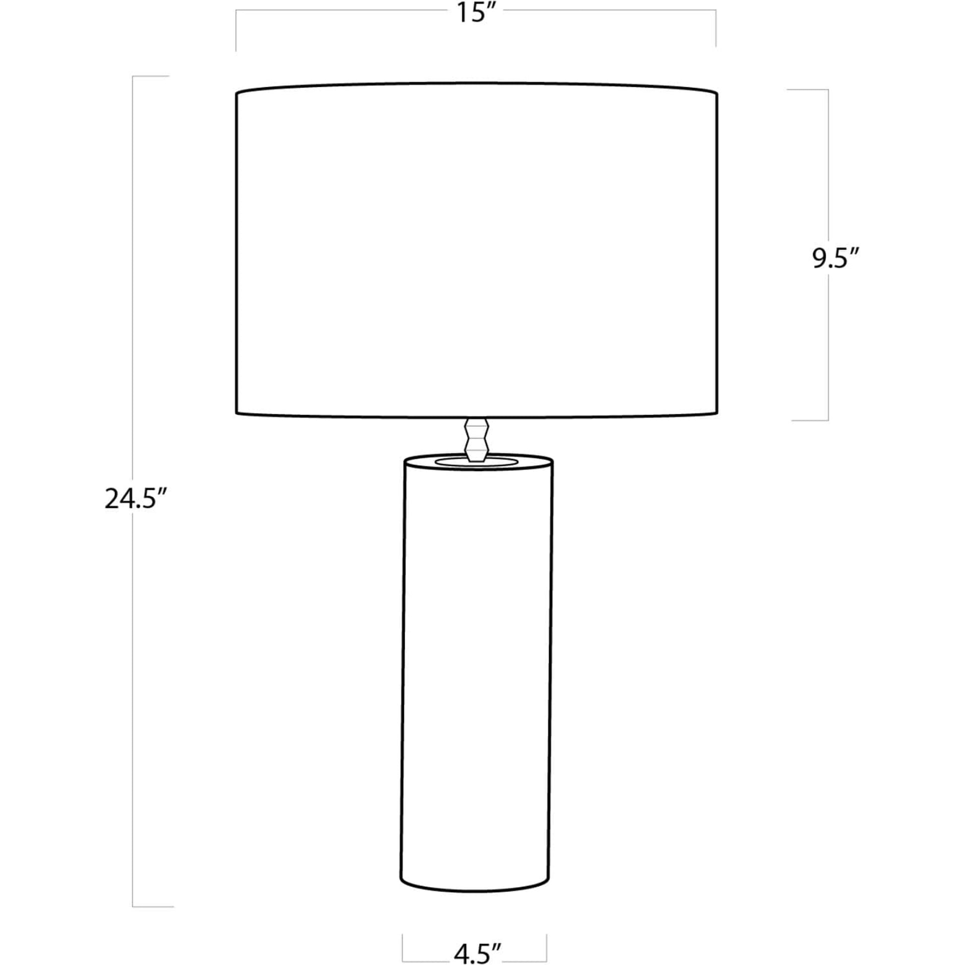 Juliet Crystal Table Lamp by Regina Andrew in clear and clear. Made from crystal in a modern style.