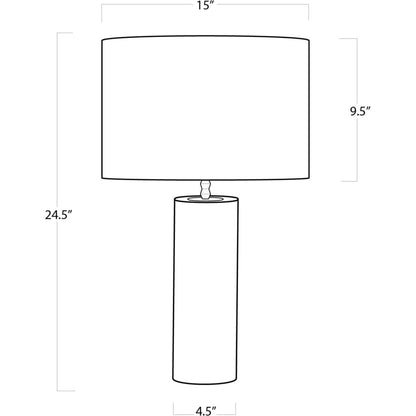 Juliet Crystal Table Lamp by Regina Andrew in clear and clear. Made from crystal in a modern style.